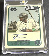 Taylor Trammell 2020 Onyx Nimbus Blue Ink #NATT Silver Auto /325 Houston Astros