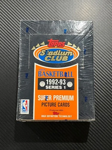 1992-93 Topps Stadium Club Basketball Series 1 Factory Sealed Hobby Box