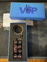 Lego / Vip / SchlüSselanhäNger 5006330 Legostein 2X4 Farbe: Chrom/Silber Neu,Ovp
