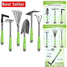 Complete All-Purpose Garden Tool Kit - Rust-Resistant Tools for All Tasks