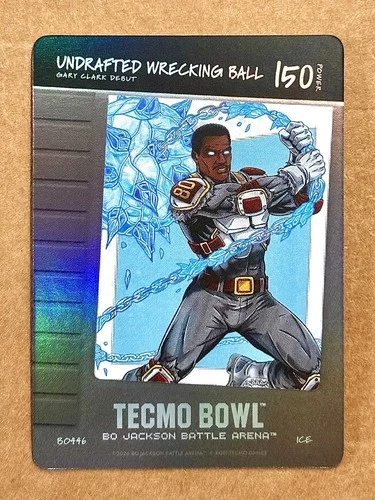 Bo Jackson Battle Arena ‘Undrafted Wrecking Ball' Ice Blow On It #BO446 SP
