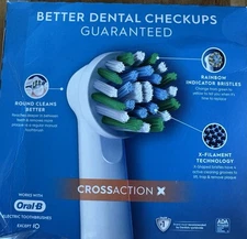 Oral-B Cross Action Electric Toothbrush Head Pack of 10