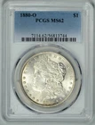 1880-O  PCGS  MS62 MORGAN DOLLAR  *  Tough Date  *  #56813744