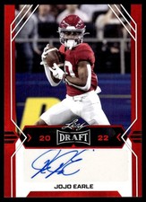 2022 Leaf Draft Autographs Red Jojo Earle Auto Alabama Crimson Tide #BA-JE1