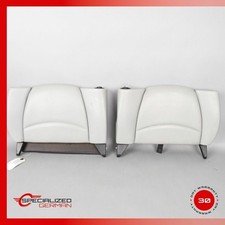 1995-1998 Porsche 911 993 Coupe Rear Seat Backrest Pair Marble Grey Oem