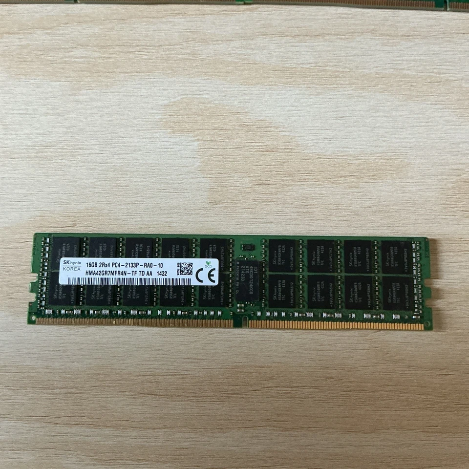 SK Hynix 16GB DDR4 (1 x16GB) ECC Server RAM PC4-2133P 2133MHz RDIMM - Image 2 of 4
