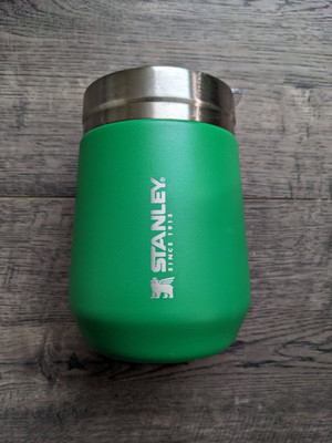 Stanley Cup 10 oz Green Stainless Steel Everyday Go Tumbler Wine Coffee