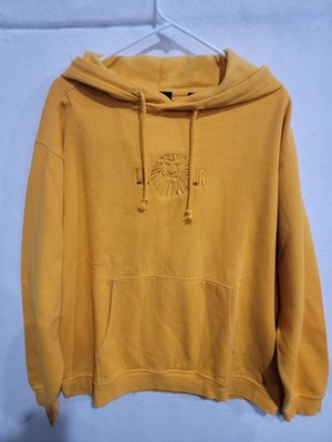 DISNEY The Lion King BROADWAY MUSICAL Hoodie Sz XL NWT Yellow Embroidered Logo