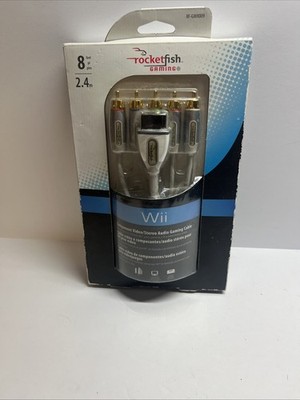 NEW Rocketfish Gaming 8ft Component Video/Stereo Audio Cable - Nintendo Wii