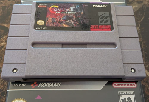 Contra III: The Alien Wars - SNES - Authentic