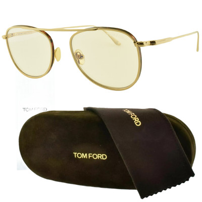 NEW!! TOM FORD TF5691-B 028 Gold Oval Full Rim Womens Optical Frame Eyeglasses