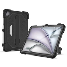 For Apple iPad Air 13 Inch Case 2025/2024 M3/M2 Rugged Cover with Kickstand