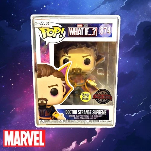 Funko Pop Doctor Strange Supreme #874 What If GITD Special Edition Figure | New