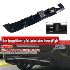 For BMW E60 E61 M Tech M Sport Rear Bumper Diffuser Lip Tail Spoiler Splitter