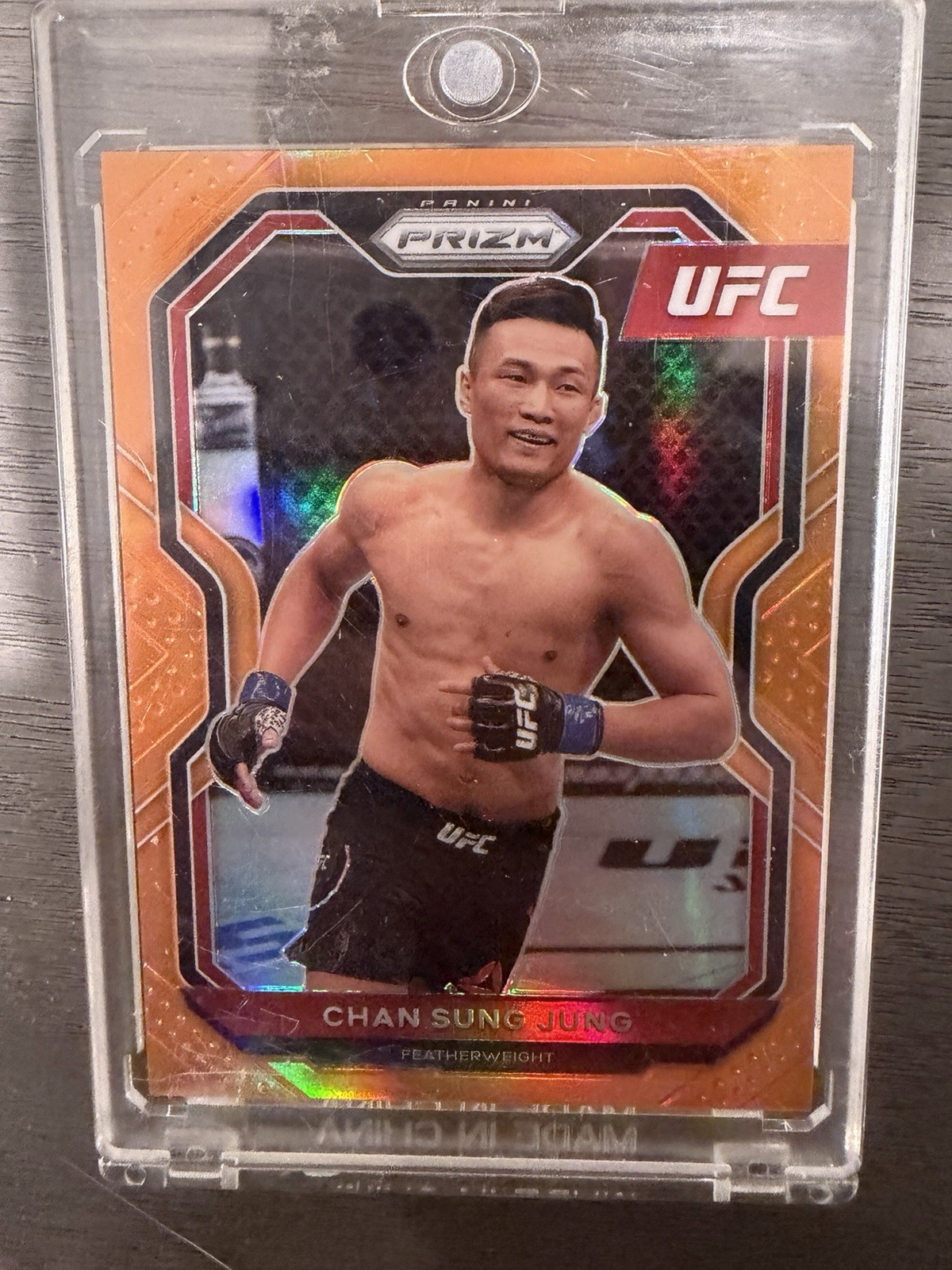 2021 Panini Prizm UFC - Chan Sung Jung #78 Orange Prizm /99
