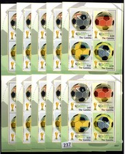  10X GAMBIA - MNH - SPORTS - SOCCER - GERMANY 2006