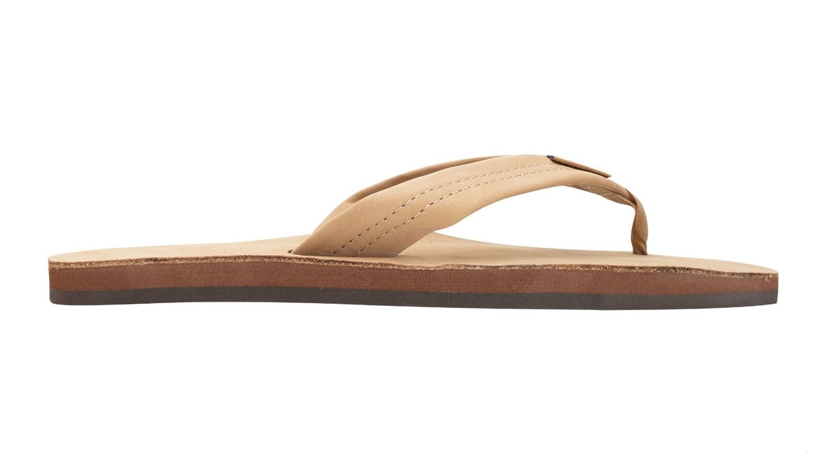 Men's Rainbow Leather Single Layer Wide Strap with Arch 301ALTS