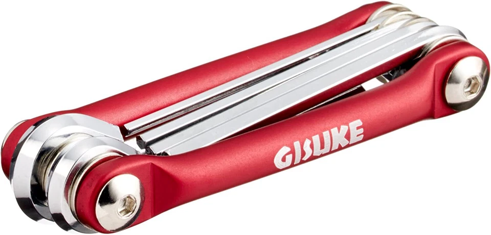 GISUKE Folding Hex Wrench 6-piece Set 2/2.5/3/4/5/6mm Mirror Polish - Image 2 of 4