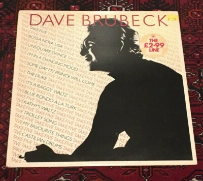 DAVE BRUBECK - Take Five (1979) Vinyl LP (CBS 31769) Jazz Cool Jazz