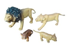 Early Learning Centre ELC -Lion Family - Male, Female & Cubs Rubber Figures 36