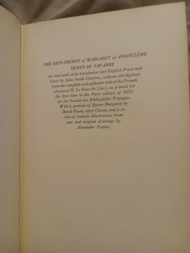 The Heptameron J.s. Chartres 1929 Limited Edition 2 Vol Set Alexander Popini  - Bild 6 von 17