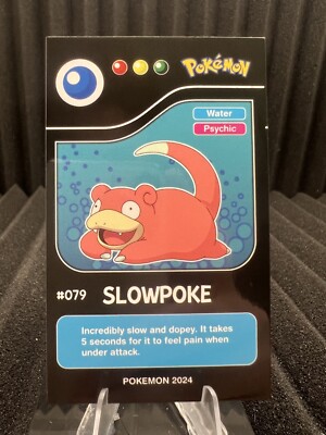 Slowpoke #79 - Pokedex Black Kanto 2024 - Pokemon Card NM | eBay