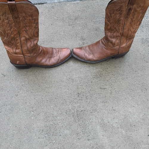 Herren Lucchese Braun Cowboystiefel 10,5 D Hergestellt in den USA - Bild 6 von 17