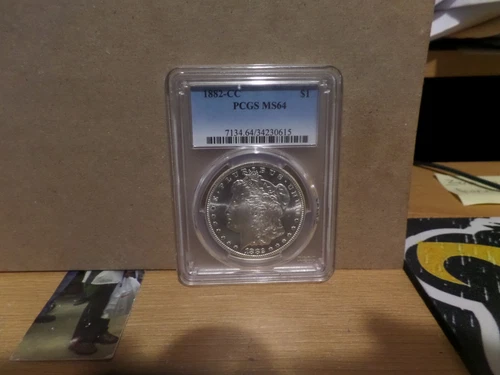 1882 CC Morgan Silver Dollar PCGS MS64 *Free Shipping*