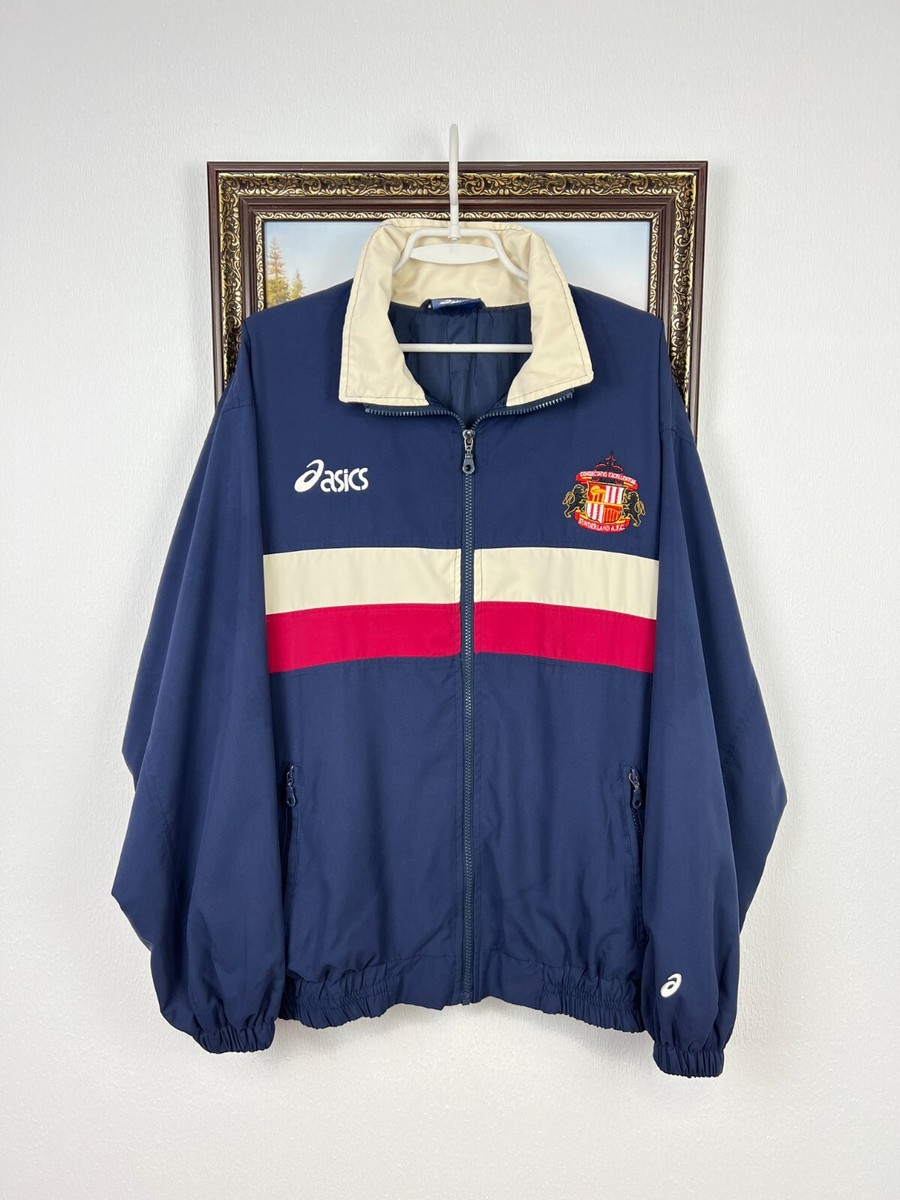 Vintage 90's ASICS Sunderland The Black Cats Football Jacket