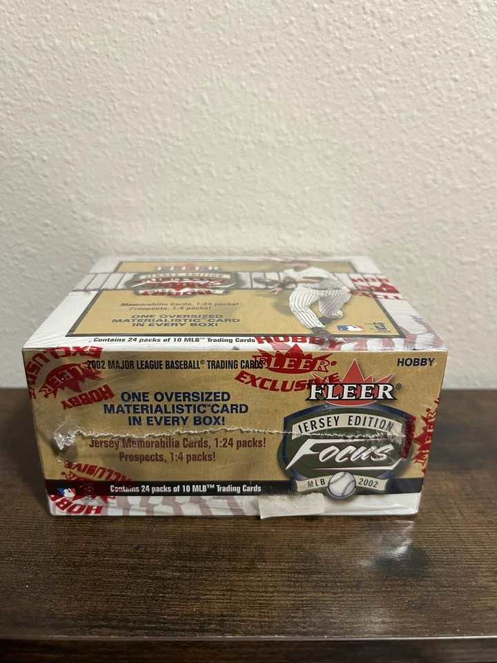 2002 Fleer Focus Jersey Edition Baseball Hobby Box Sealed HS - Image 2 of 3