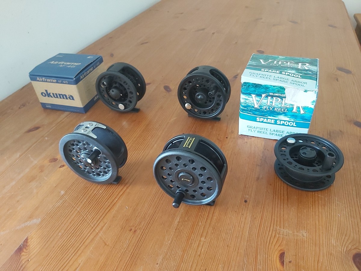 okuma airframe fly reel 4 6 AF Fishing Tackle World Made from all aluminum construction Okuma Airframe Colour 61 Mm