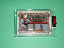 Rod Carew Jersey Card Triple Patch 2021 Leaf Art of Sport /30 Paint by Numbers!