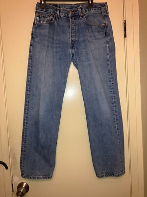 LEVI’S / 00's 501 denim pants 2000s Levis 501 High Waisted Jeans Men Selvedge Boyfriend