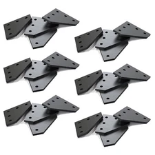 24PCS 2020 Aluminum Extrusion L-Bracket  Heavy Duty 5-Hole Connector Plate Kit