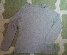 HANES WOMEN'S COMFORT SOFT LONG SLEEVE PRESHRUNK COTTON T-SHIRT PRE-OWNED