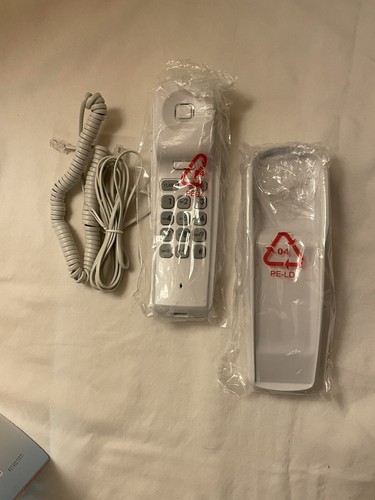 RCA 1103-1WTGA Slim-Line Corded Telephone (White) - Picture 2 of 2