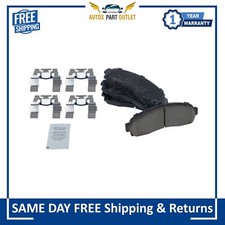 New Front Premium Posi Ceramic Disc Brake Pads Kit For 01-09 Chevy Ford Mazda