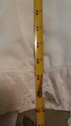 tailor made white flower girl dress about a size 4 measurements listed - Picture 6 of 11