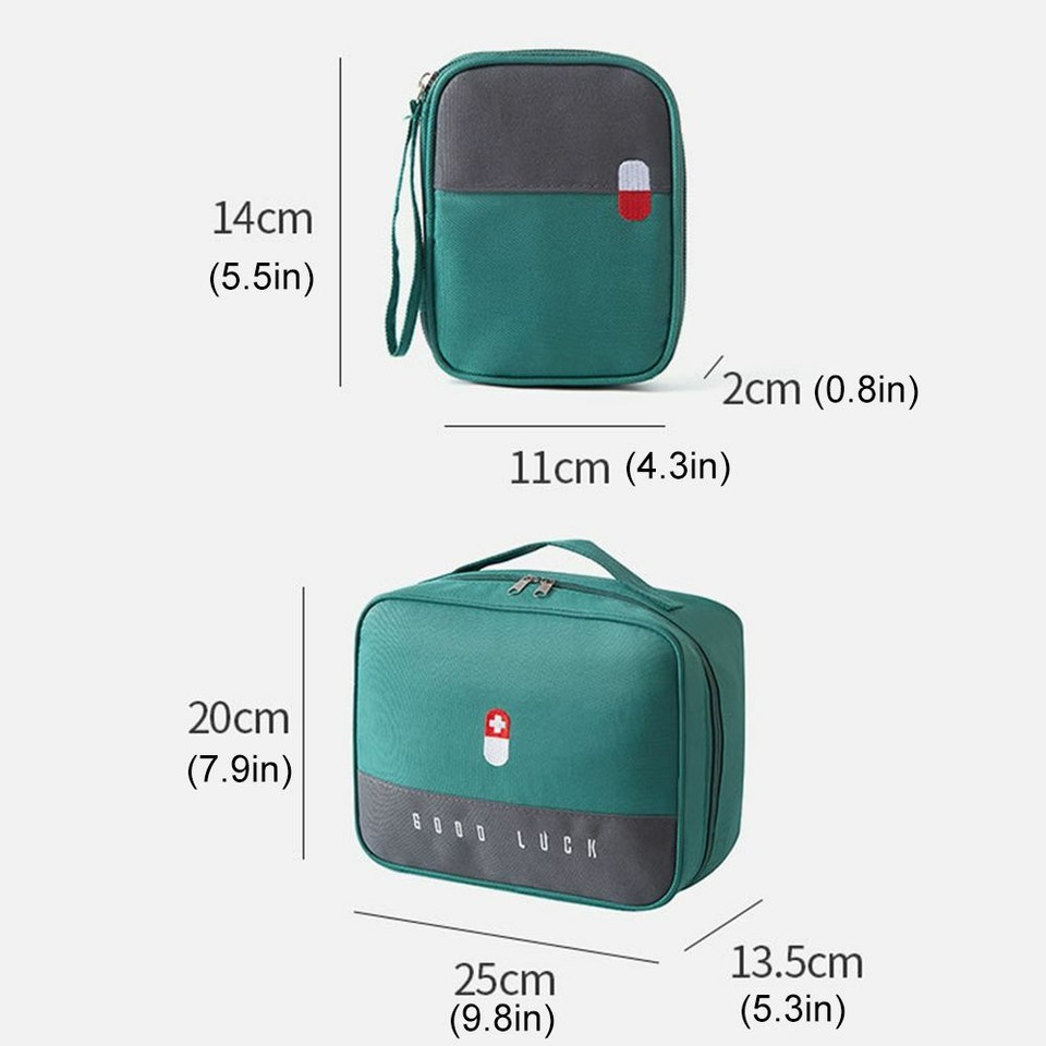 Survival Box Car First Aid Kit Cosmetic Organizer Medicine Case First