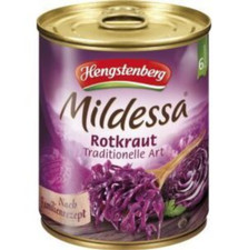 Hengstenberg Mildessa Rotkraut Rotkohl traditionelle in der Dose 810g