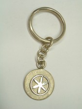 925 Silver ALPINE SUN KEYCHAIN - Bris  - Size Small