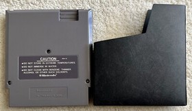 Videojuego de hockey sobre hielo Nintendo NES con funda