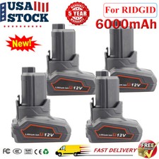 1-4x 6AH 12V Li-Ion Battery For RIDGID L1240 ...