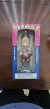 Punch Cigars Bobblehead, Mr. Punch Blue Stripe Holding Cigar Box - NiB