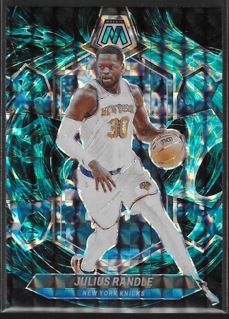 2023-24 Panini Mosaic Julius Randle #61 Genesis Case Hit SSP