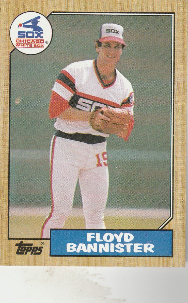 FREE SHIPPING-MINT-1987 Topps Floyd Bannister Chicago White Sox 737