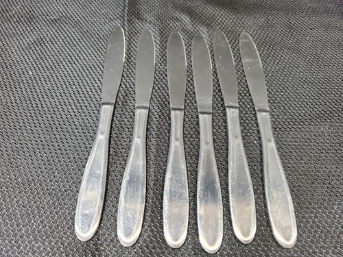 6 coltelli da tavola Hampton Argentieri MESSINA acciaio inox satinato 9" - Foto 1 di 7