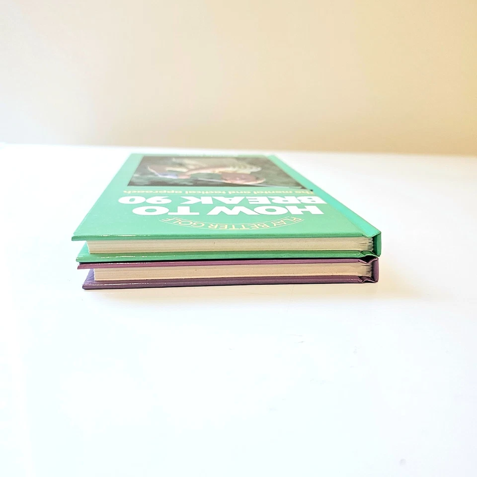 Play Better Golf Lot (1994 HC) Beverly Lewis How to Break 90 + Common Faults Foto 4 de 4