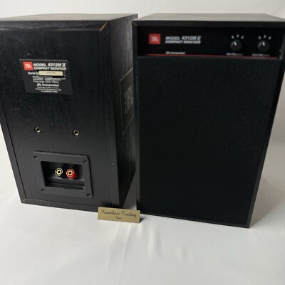 JBL 4312M 2 Ⅱ pair Compact monitor speakers 3 Way Black JBL 4312M 2 Ⅱ pair Compact monitor speakers 3 Way Black