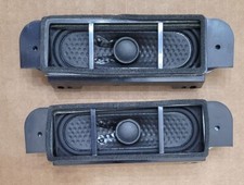 FOR LG TV 32LF11-UA SET OF 2 SPEAKERS WITH PLASTIC BRACKETS 8 OHMS 10/15 WATTS